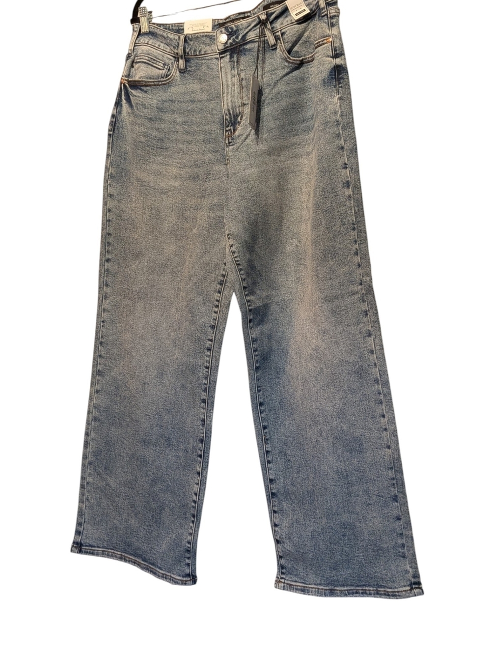 Judy Blue Women's Wide-Leg Washed Blue Jeans - Picture 4 of 10